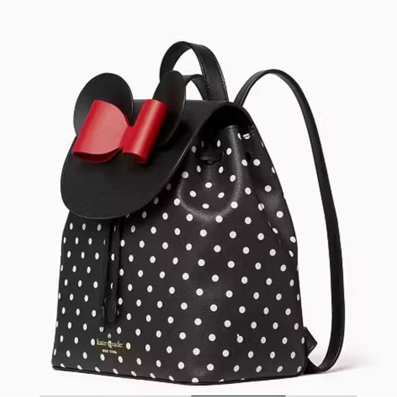 NWT - Kate Spade - Disney X Kate Spade New York Minnie Mouse Backpack - Picture 3 of 4